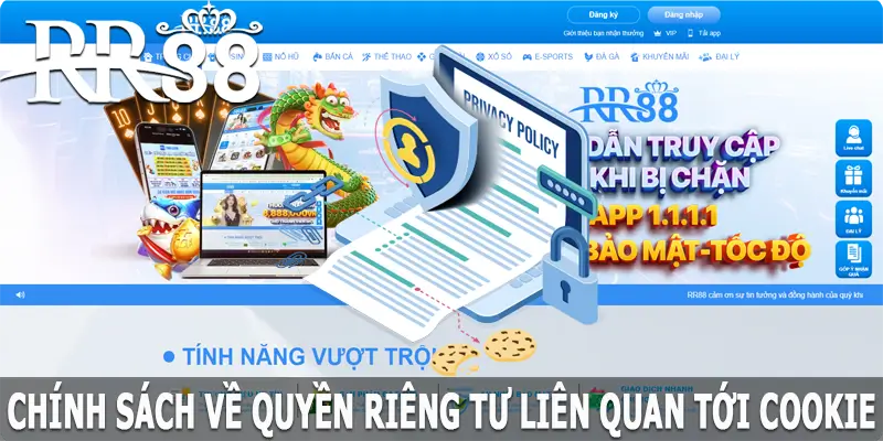 Chính sách về quyền riêng tư tại RR88 liên quan đến cookie