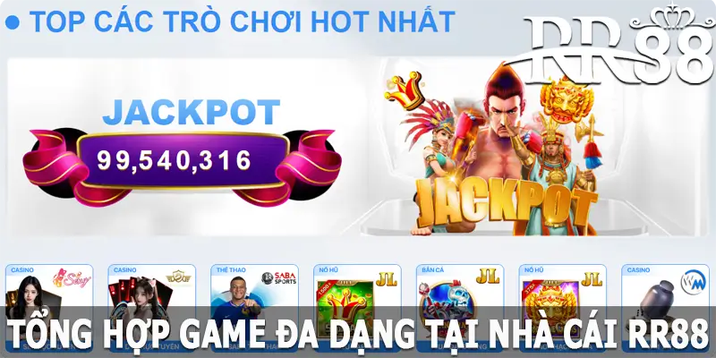 Giới thiệu về RR88 với bộ sưu tập game đa dạng