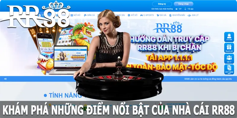 Khám phá những điểm nổi bật tạo nên sức hút của RR88